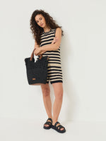Tamaris - 27422 Black Weave Slide