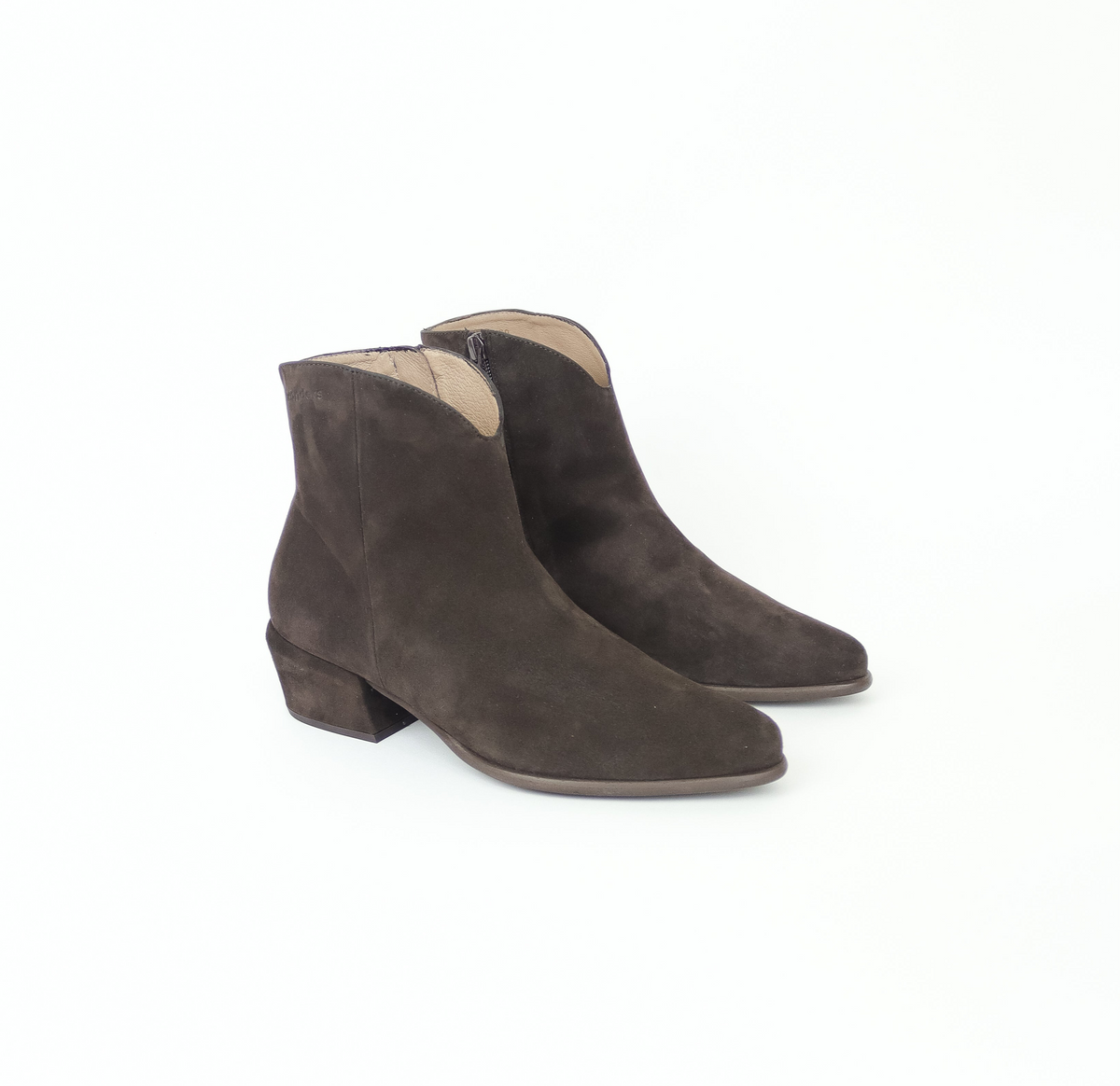 Wonders - D-2001 Brown Suede Ankle Boot