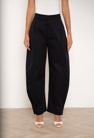 Anna - Black Balloon Trousers