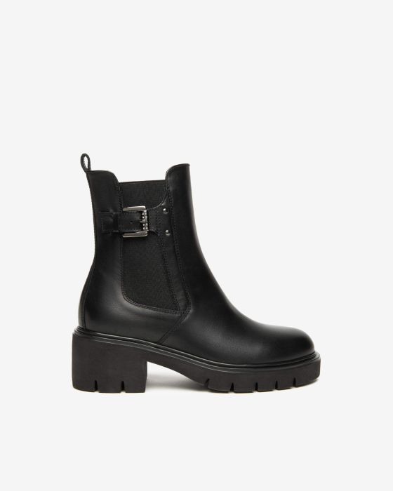NeroGiardini - I514814D Black Elastic Chelsea Boot