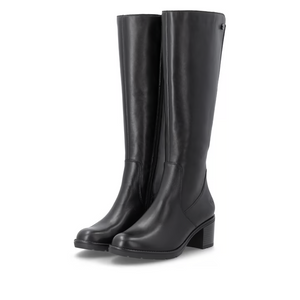 Remonte - D2A78 Black Stretch Knee Boot