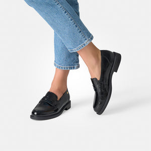 Paul Green - 1251 Black Hi Shine Loafer