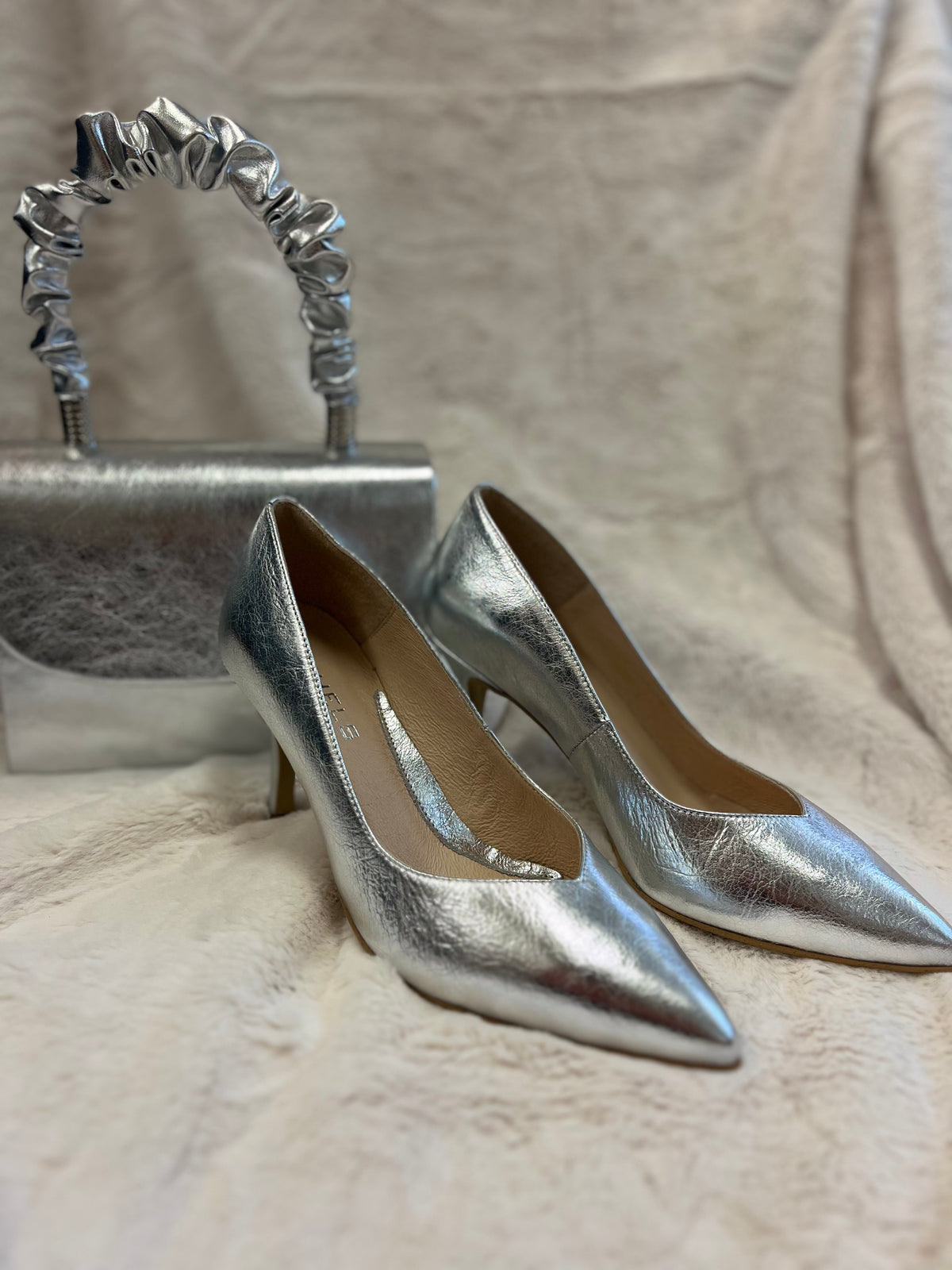 Rachels - Silver Clutch Bag