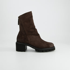 Paul Green - 8291 Brown Suede Ankle Boot