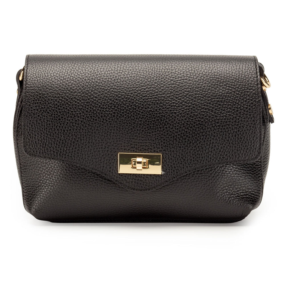 Elie Beaumont - Twist Black Crossbody Bag