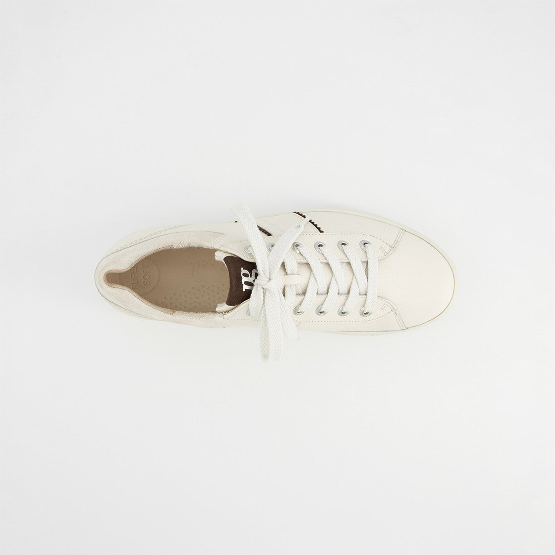 Paul Green - 5567 Cream Platform Trainer