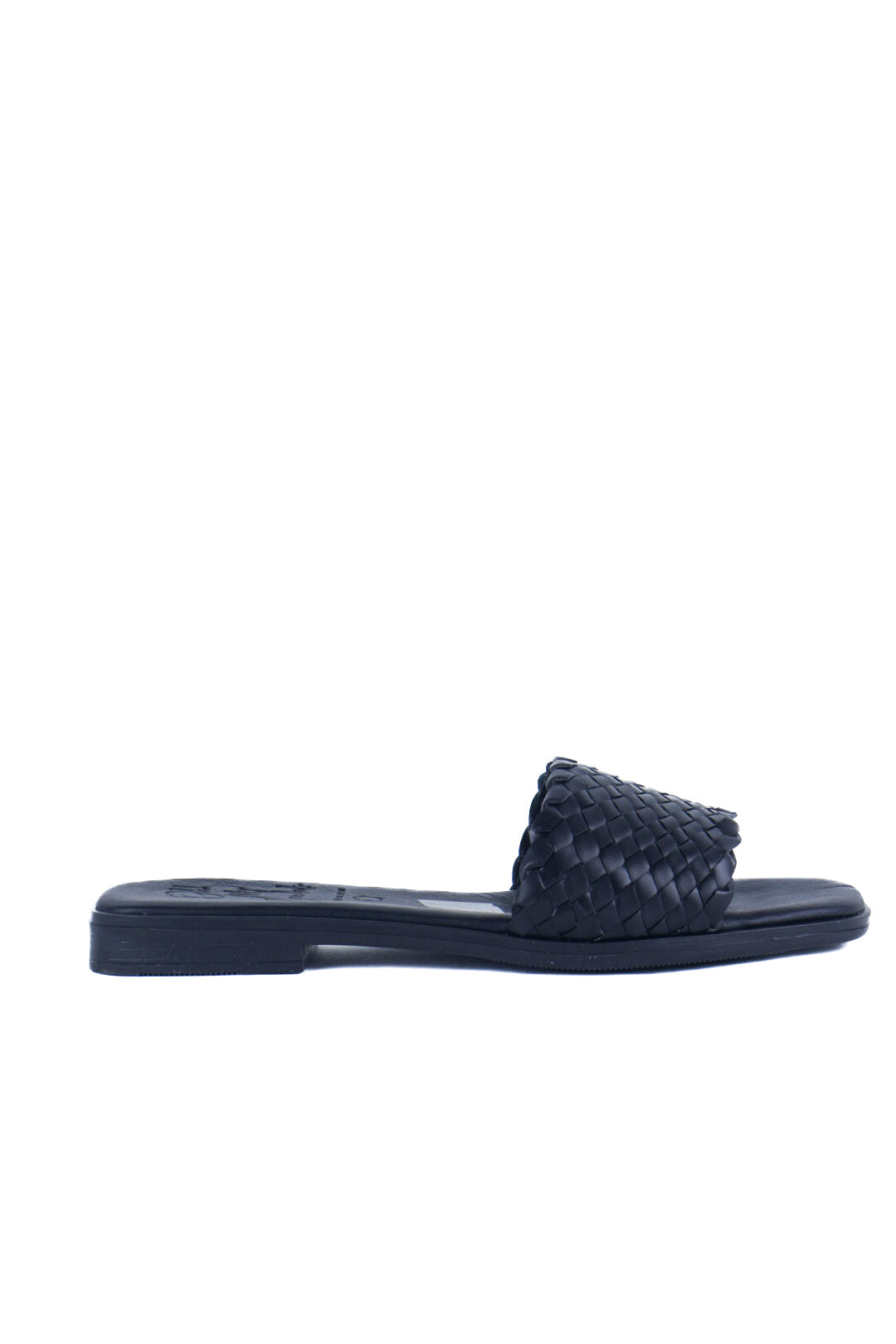 Oh My Sandals - 5829 Black Woven Slide