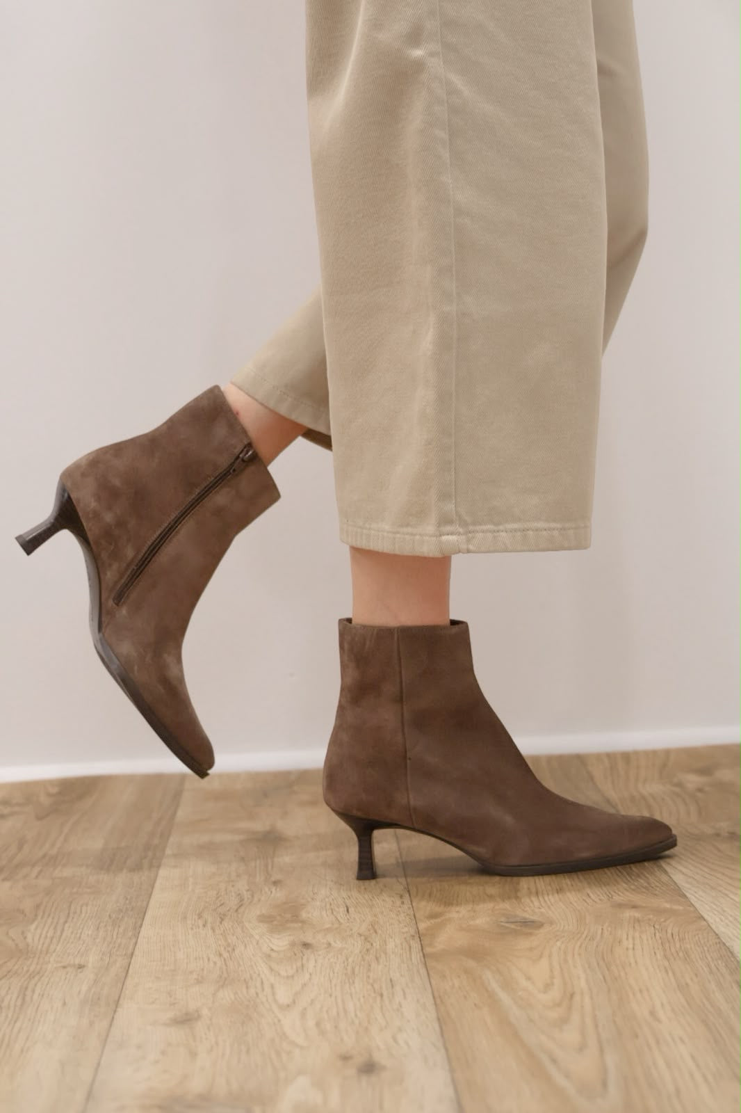 Unisa - Lomas Taupe Suede Ankle Boot