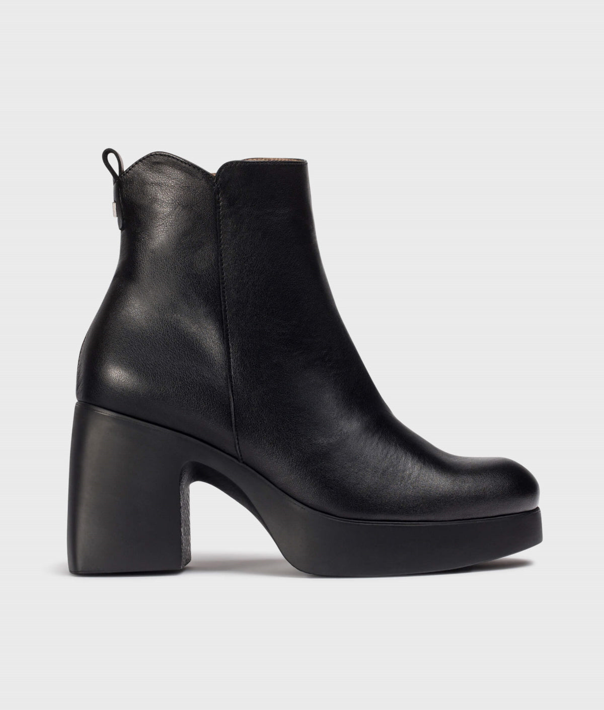 Wonders - H-4981 Black Platform Boot