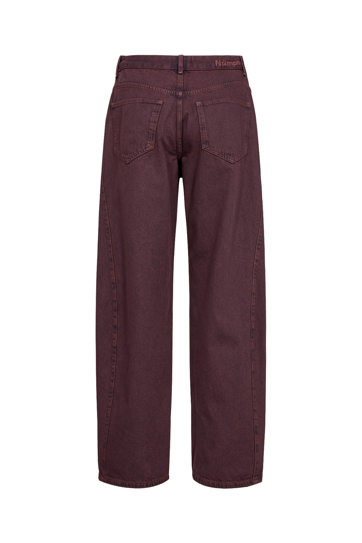 Numph - Nuamsterdam Burgundy Barrel Jeans