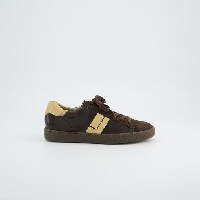 Paul Green - 5464 Brown Patent Retro Trainer