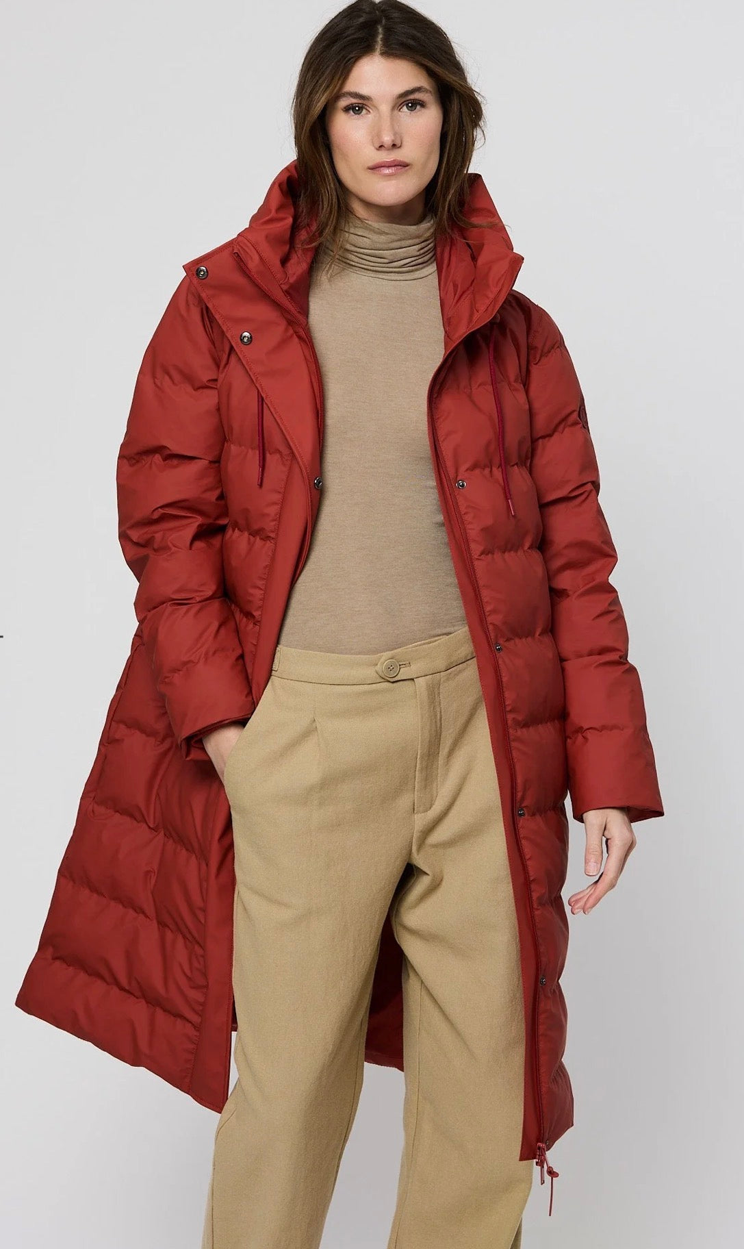Tanta - T3318 Red Waterproof Coat