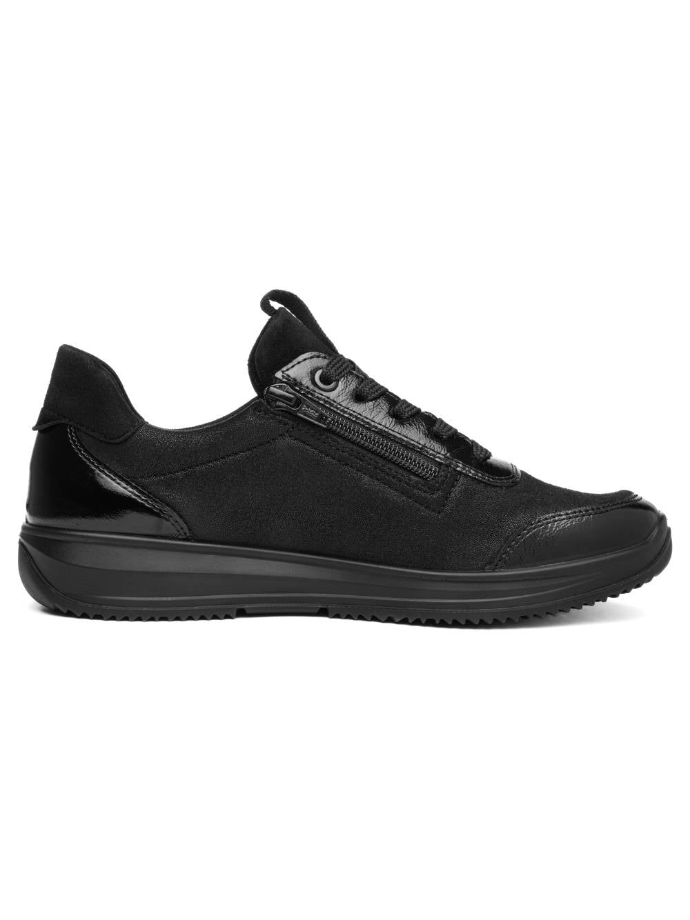 Ara - Osaka 25532 Black Stretch Trainer