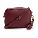 Elie Beaumont - Burgundy Crossbody Extra Strap Included