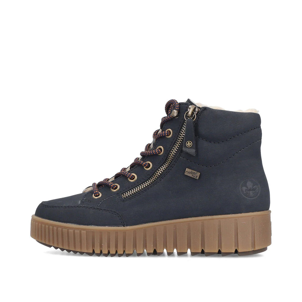 Rieker - Y6104 Navy Tex Ankle Boot
