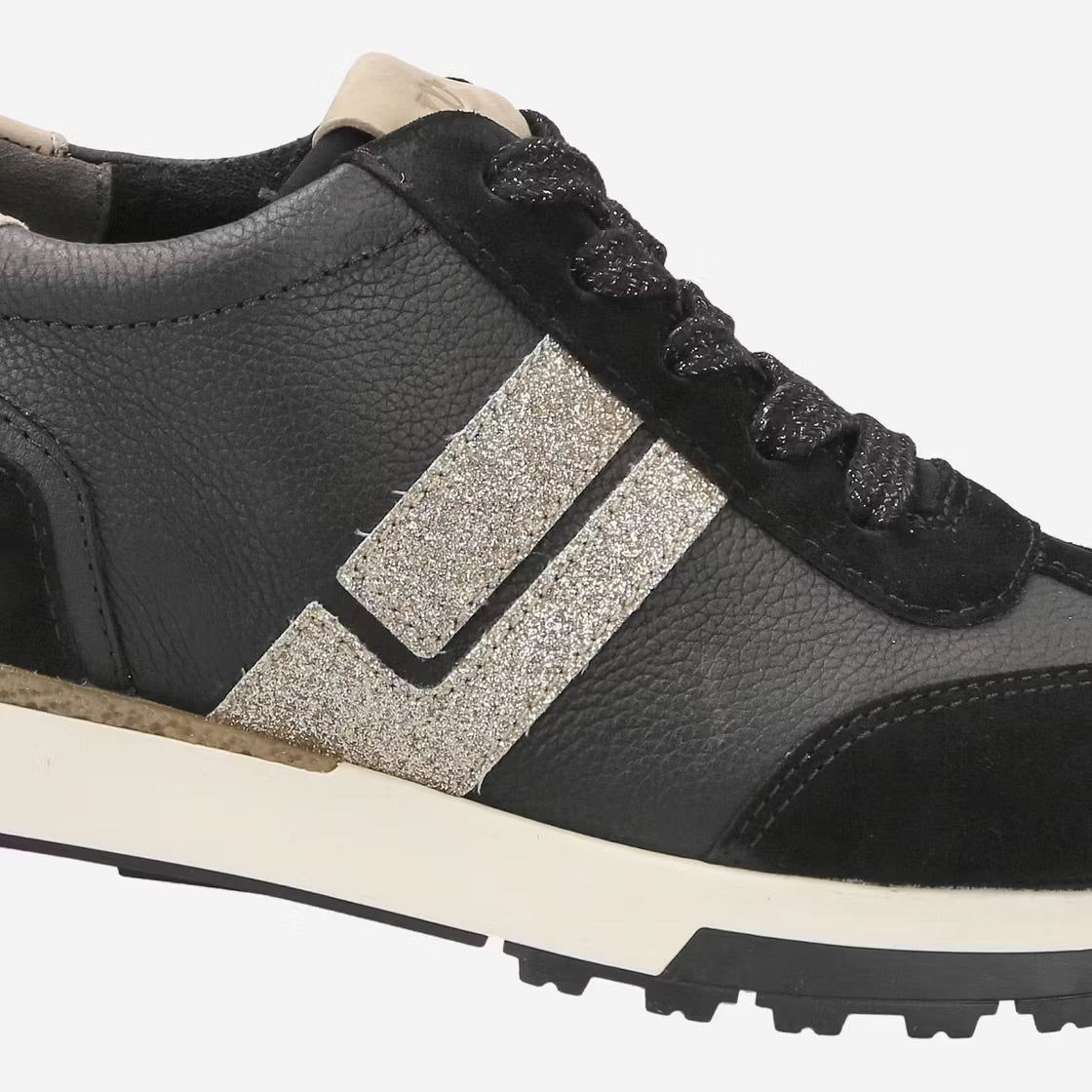 Paul Green - 5392 Black and Gold Trainer