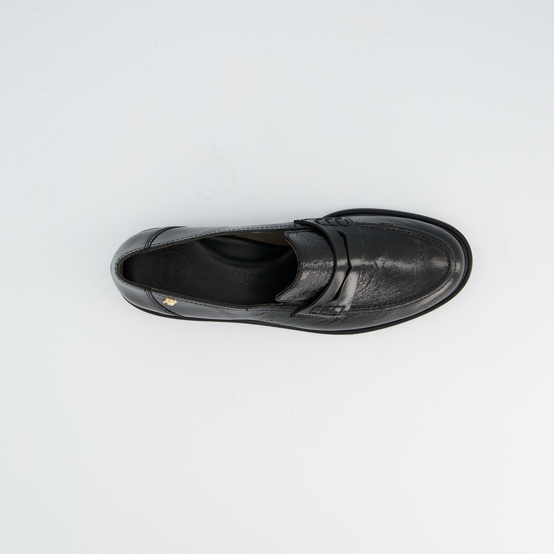 Paul Green - 1251 Black Hi Shine Loafer