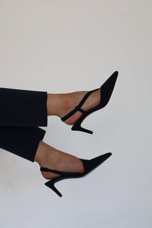 Lodi - Naltom Navy Strap Slingback