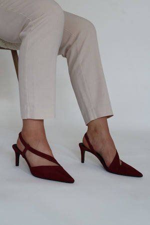 Lodi - Naltom Burgundy Slingback