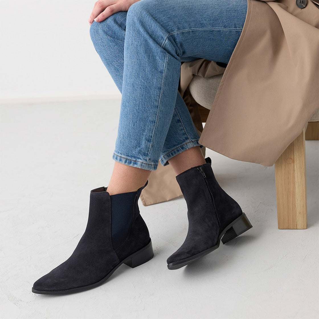 Paul Green - 3792 Navy Chelsea Boot