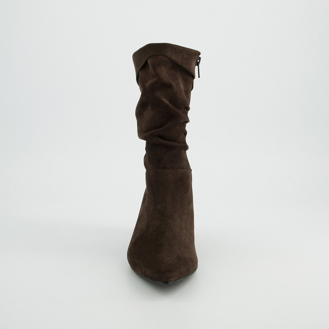 Paul Green - 8328 Brown Slouch Kitten Heel Boot