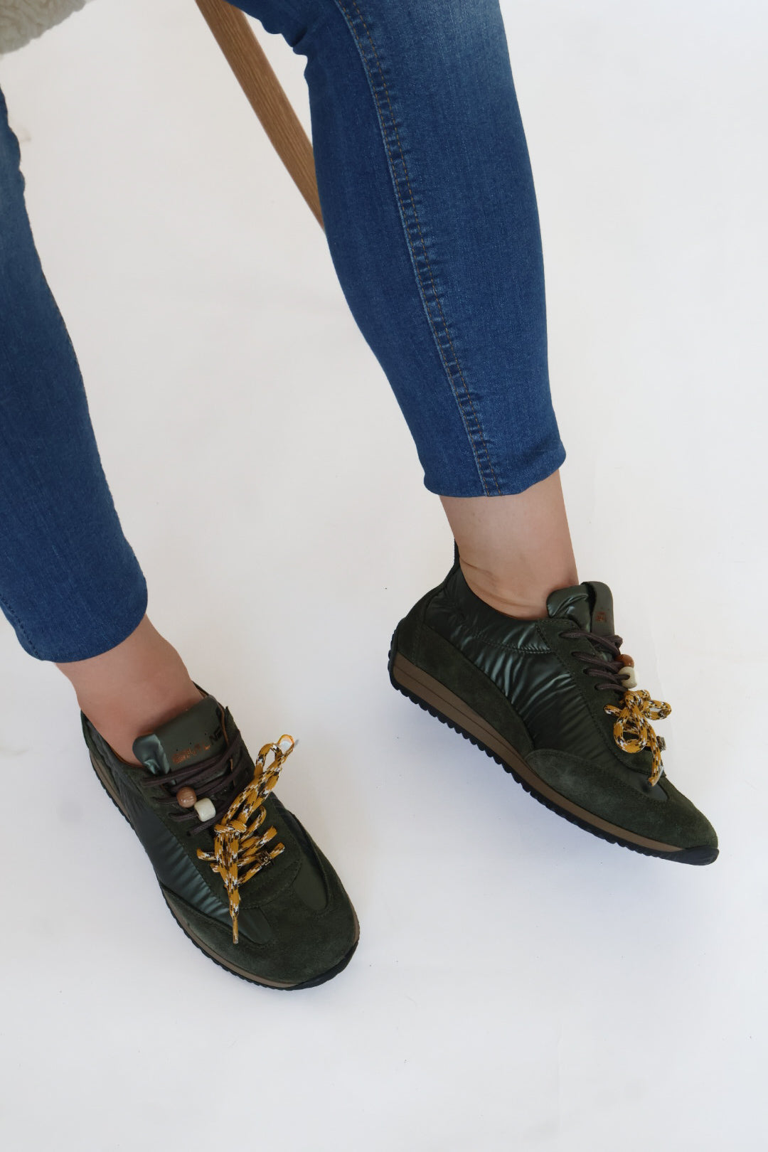Meline - 721 DM Khaki Trainer