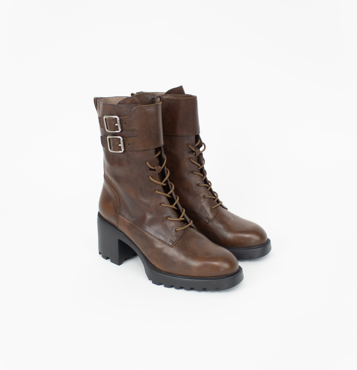Wonders - G-7204 Brown Biker Boot