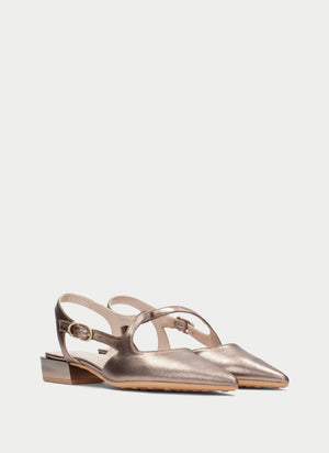 Hispanitas - HV264773 Gold Mary Jane Slingback