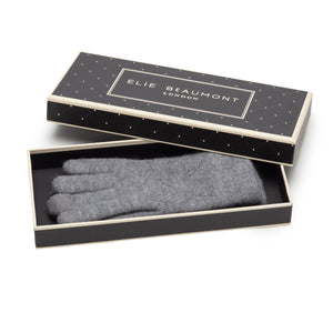 Elie Beaumont - Grey Pom Pom Scarf