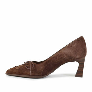 Hispanitas - H1264951 Brown Suede Heel