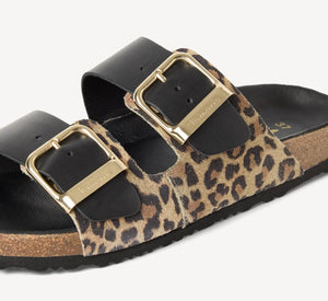 Tamaris - 27543 Black/Leopard Mule