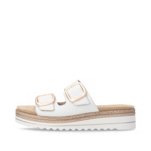 Remonte - D0Q66 White Buckle Slide