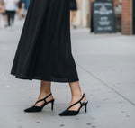 Lodi - Naltom Black Strap Slingback