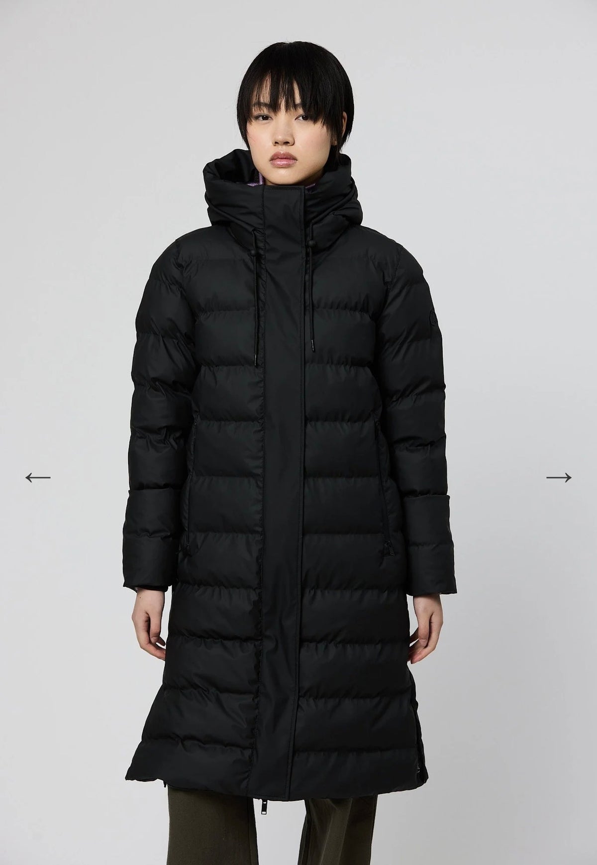 Tanta - T3318 Black Waterproof Coat