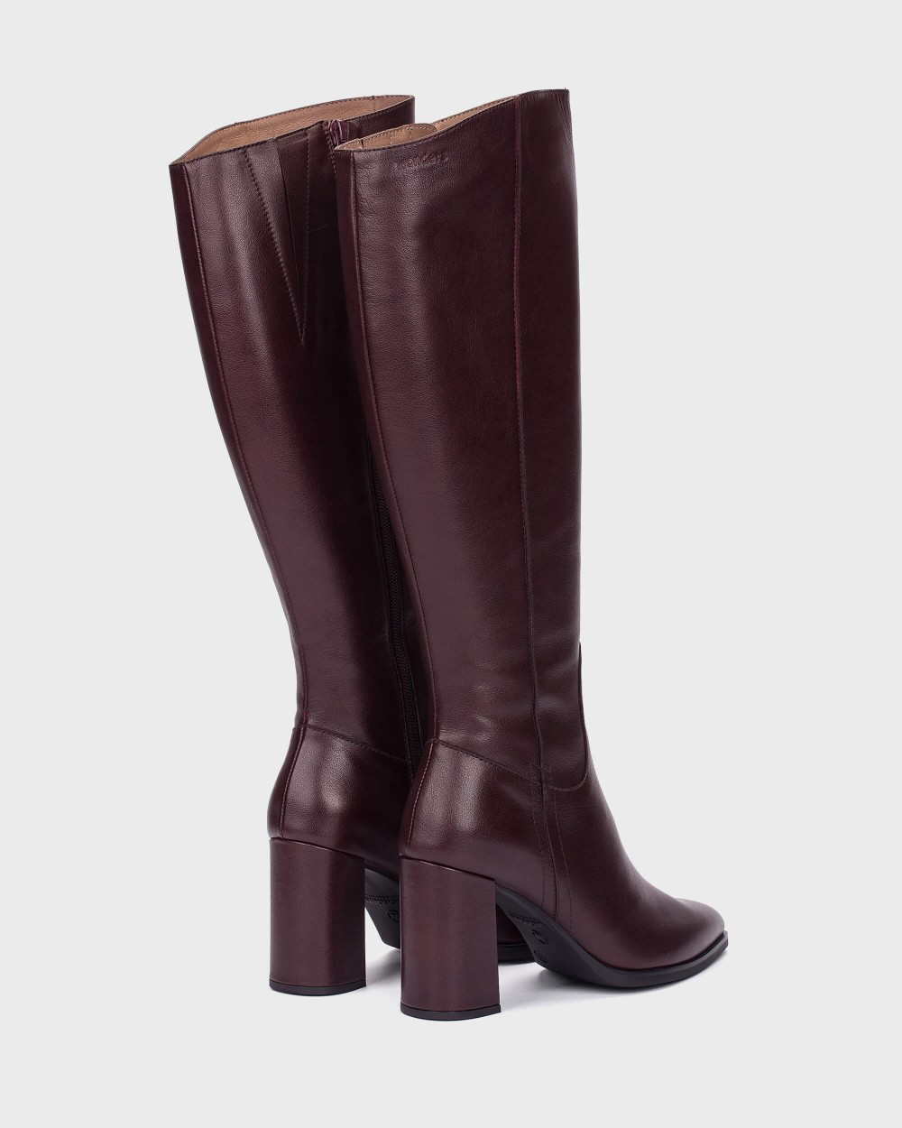 Wonders - M-5443 Burgundy Knee High Boot