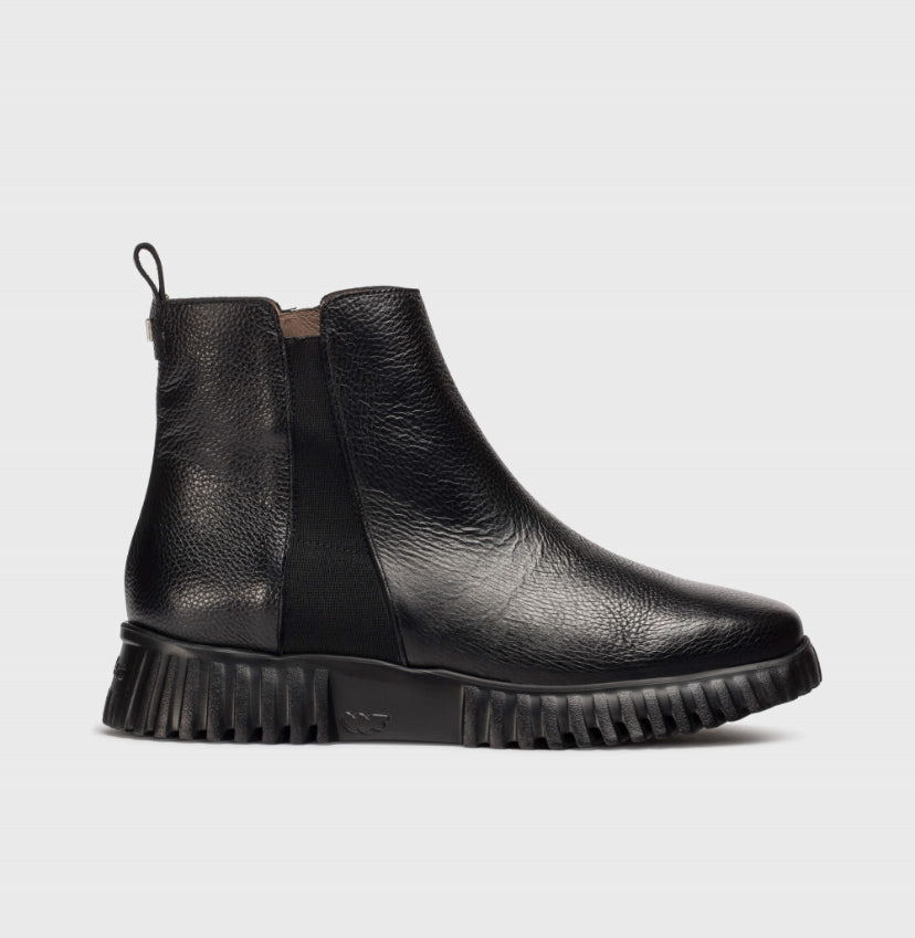 Wonders - A-4404 Black Chelsea Zip