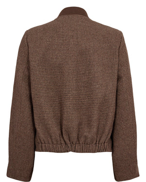 Numph - 707594 Brown Check Bomber