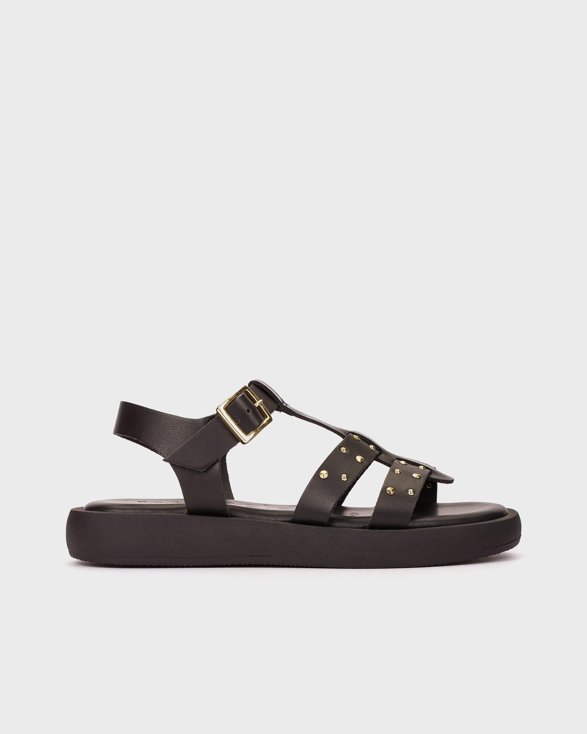 Wonders - AB-1567 Black Stud Sandal