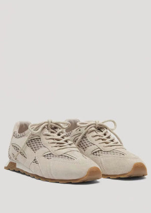 Ash - Kasar Net Taupe Trainer