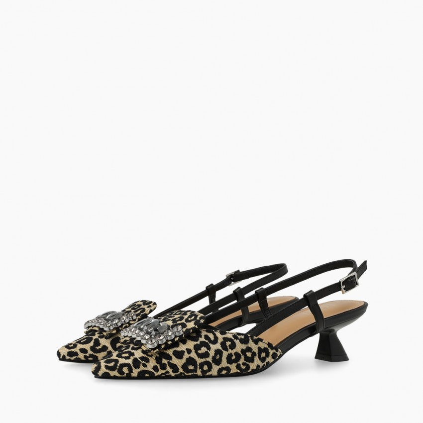 Lodi - A-Casiopea Leopard Slingback