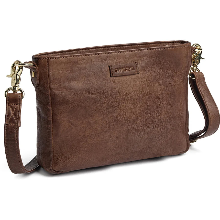 Depeche - 17264 Tan Clutch / Crossbody Bag