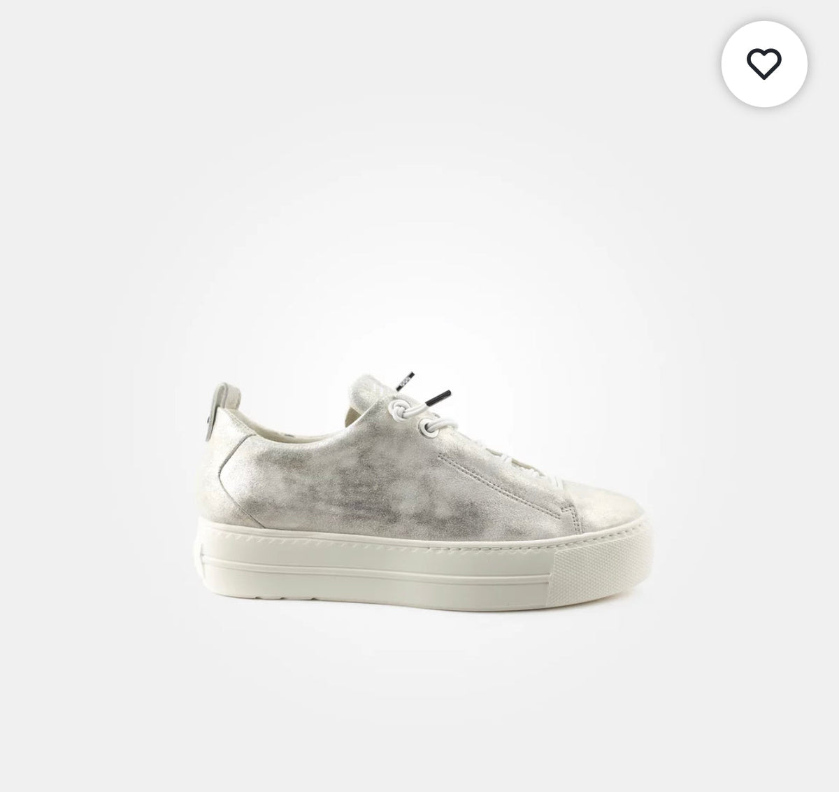 Paul Green - 5017 Gold Elastic Slip On Trainer