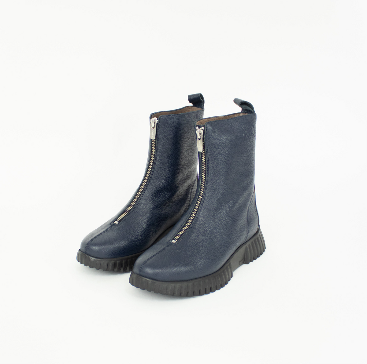 Wonders - A-4403 Navy Zip Boot