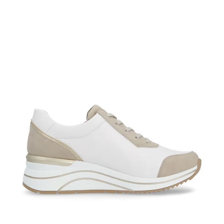 Remonte - D0T01 Beige Zip Trainer