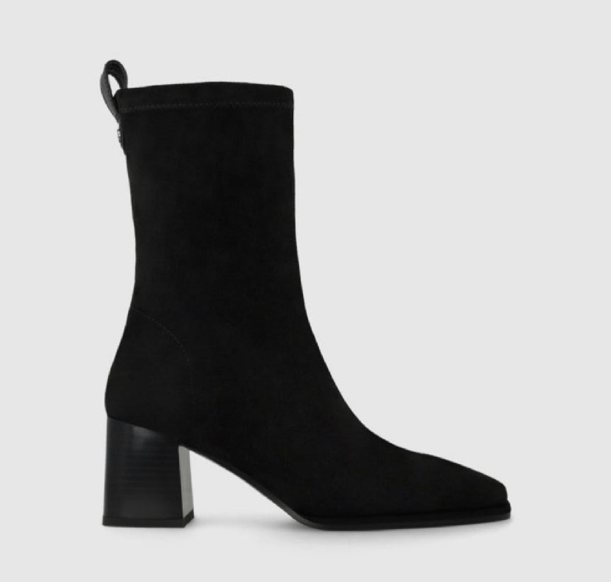Lodi - Heka Black Ankle Sock Boot