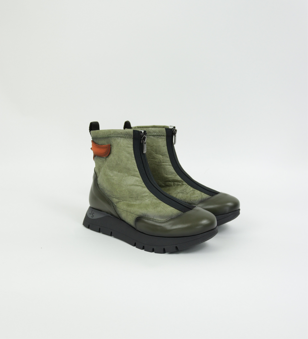 Jose Saenz - 2269 Khaki Zip Sock Boot