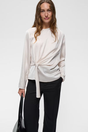 Inwear - Satine Cream Satin Top