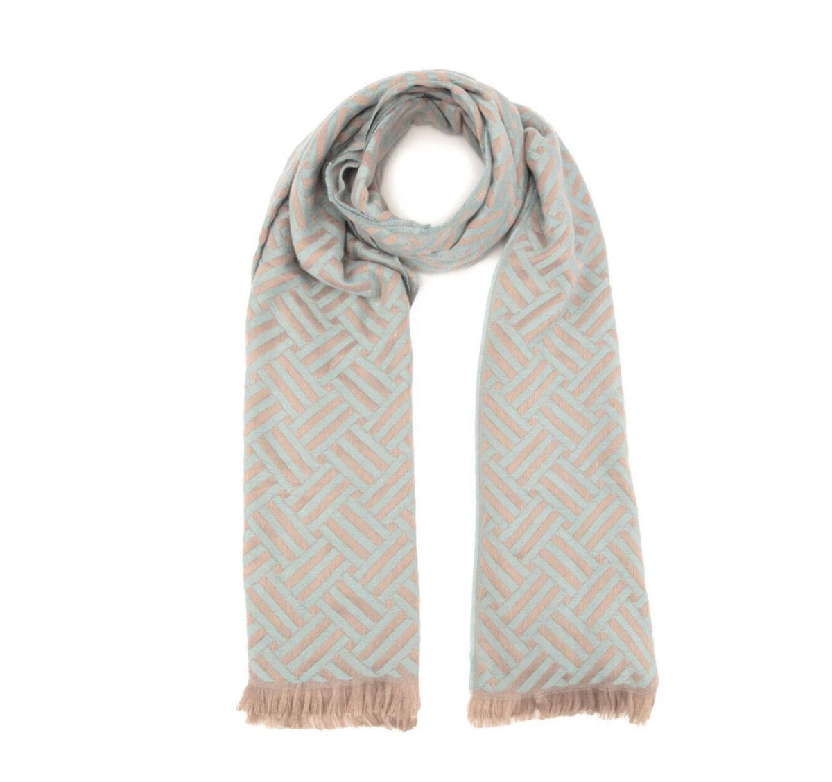 Elie Beaumont - Elite Duck Egg Woven Scarf