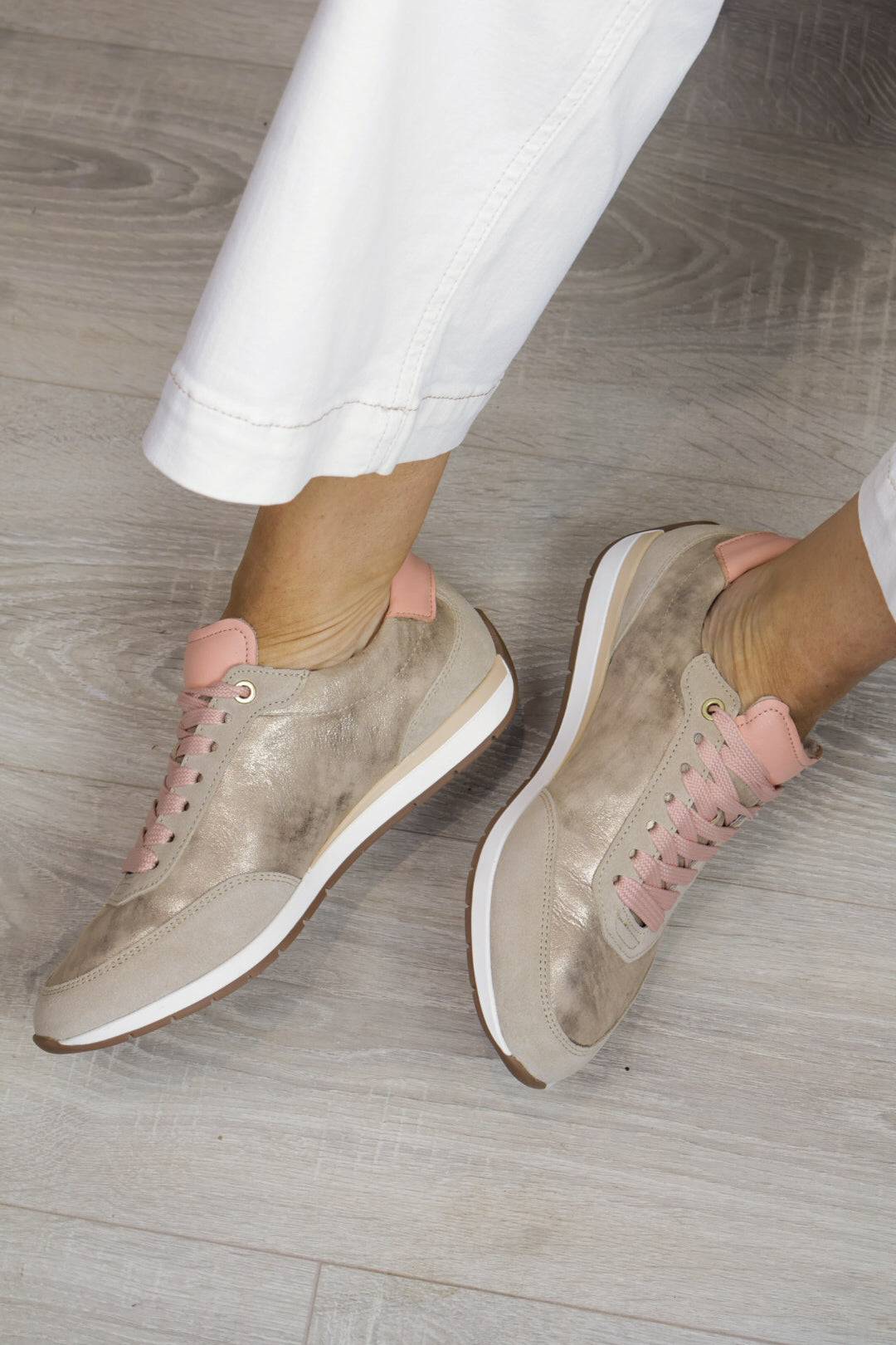 Ara - 50904 Metallic/Pink Trainer