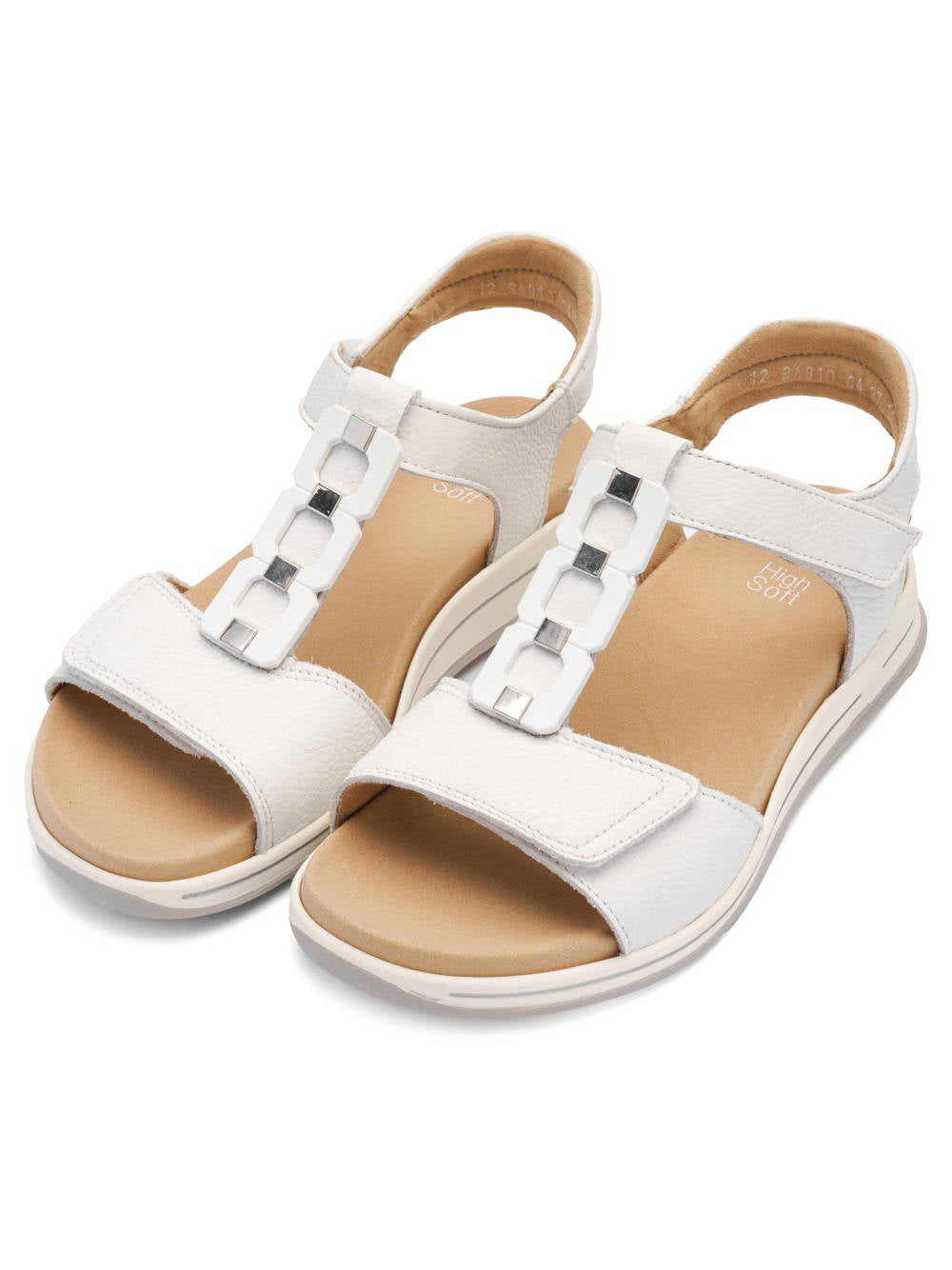 Ara - 34804 White Velcro Sandal